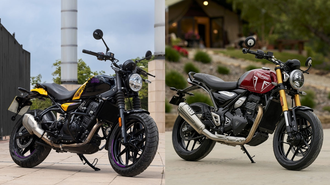 Royal Enfield Guerrilla 450 vs Triumph Speed 400