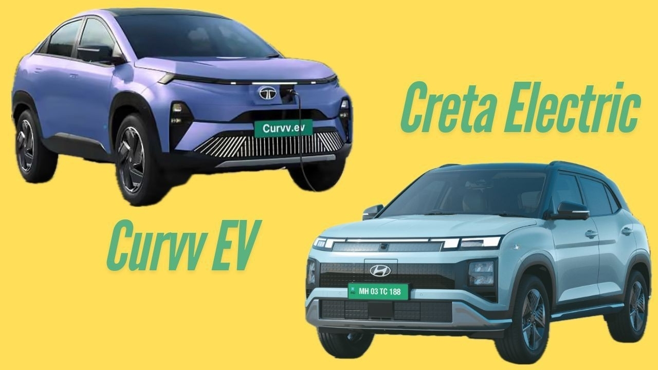 Tata Curvv EV Vs Hyundai Creta EV