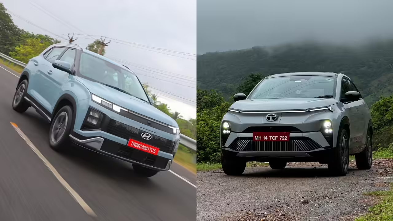 Tata Curvv EV Vs Hyundai Creta EV