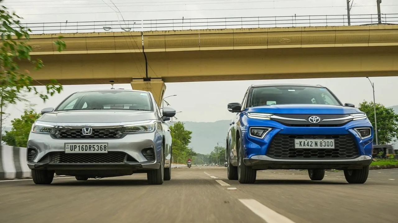 Honda City Hybrid Vs Toyota Hyryder