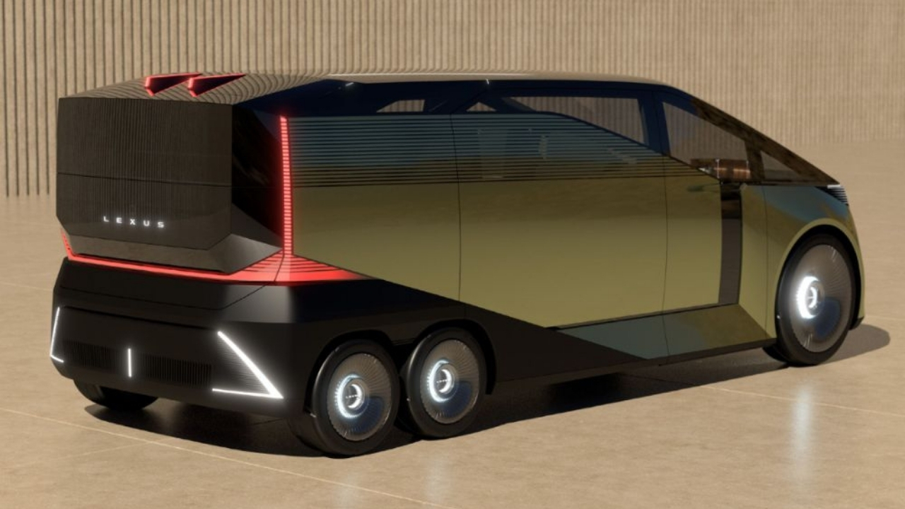 Lexus LS Six-Wheel Concept 2025