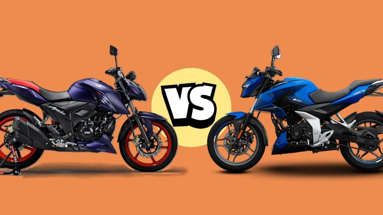 Bajaj Pulsar N160 vs TVS Apache RTR 160