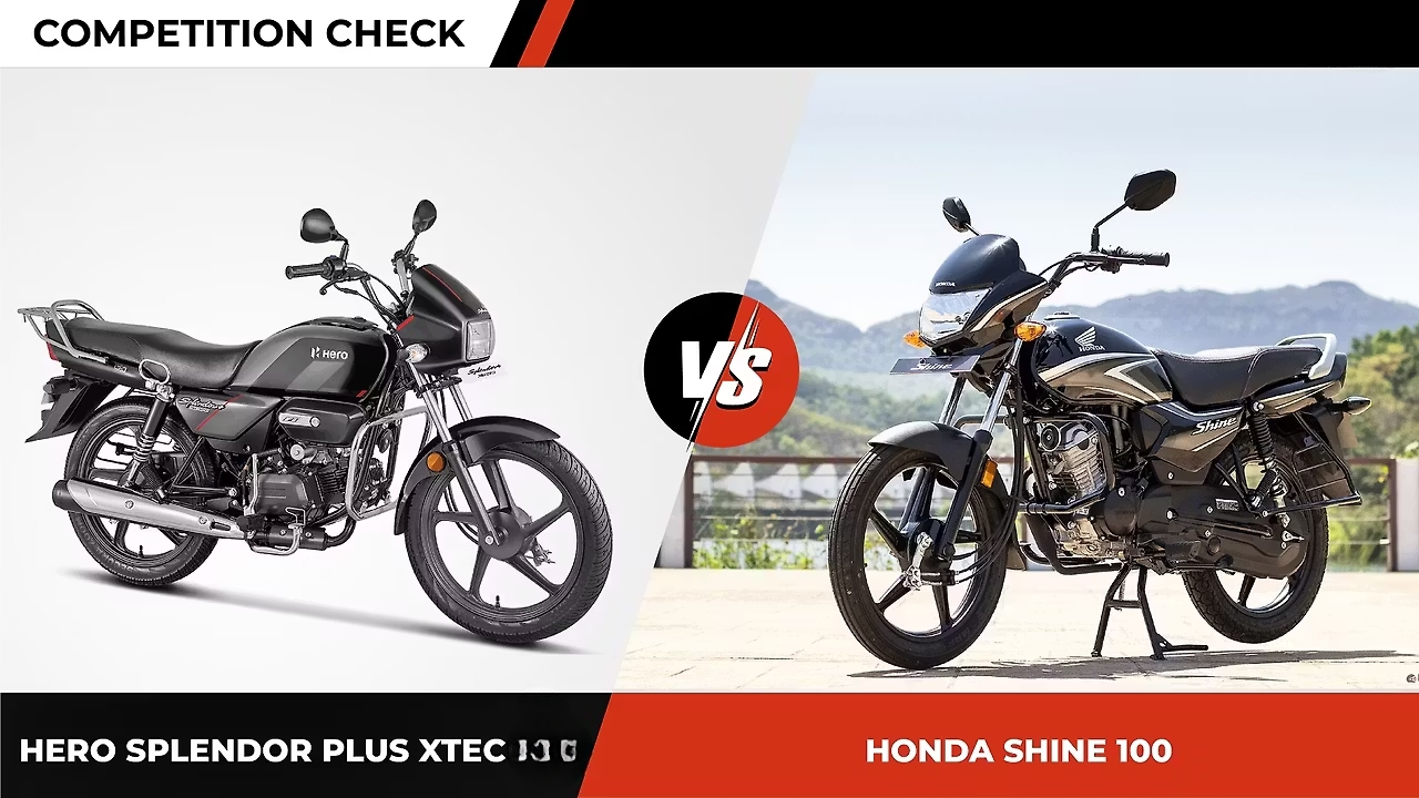 Hero Splendor Xtec Vs Honda Shine 125