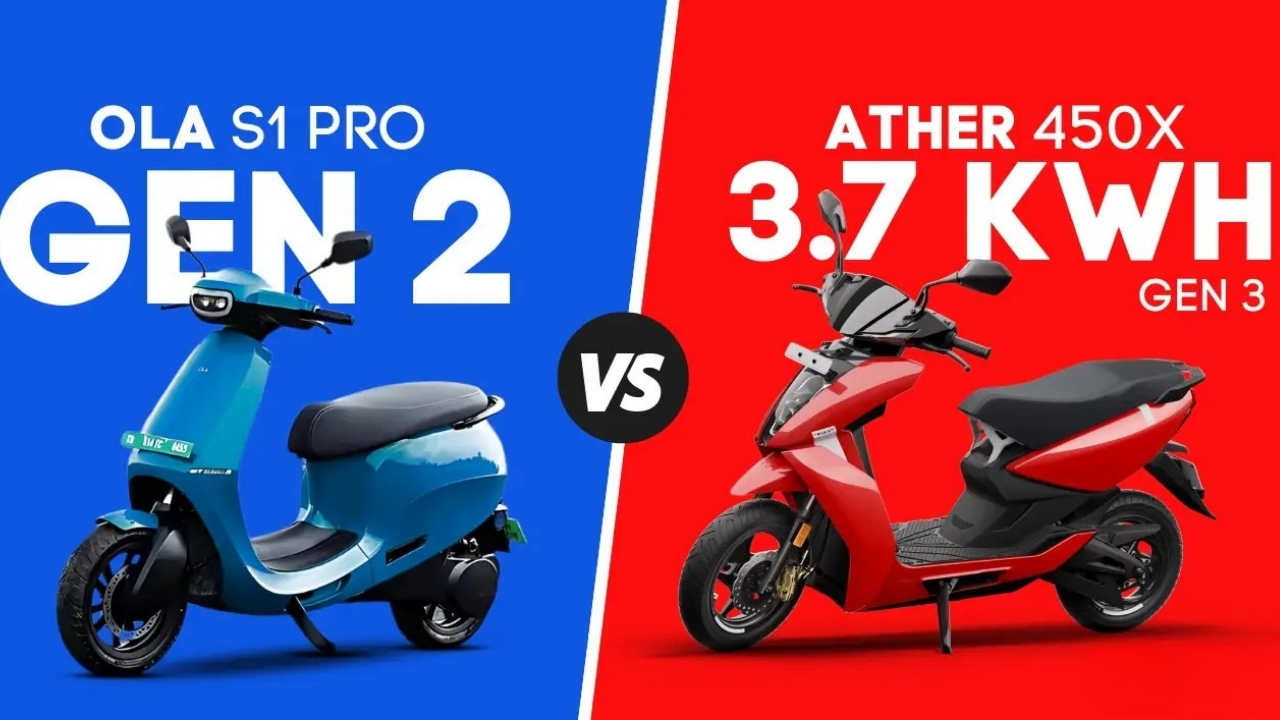 Ola S1 Pro Gen 2 vs Ather 450X